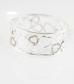 Pulsera corazones y brillantes