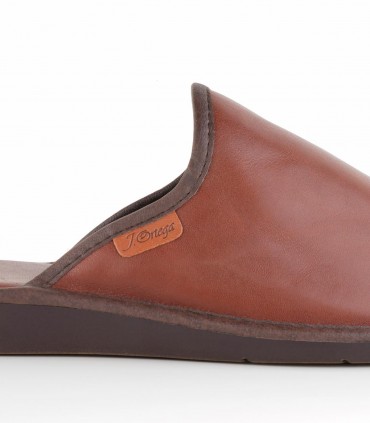 ZAPATILLA PIEL ABIERTA Marrón