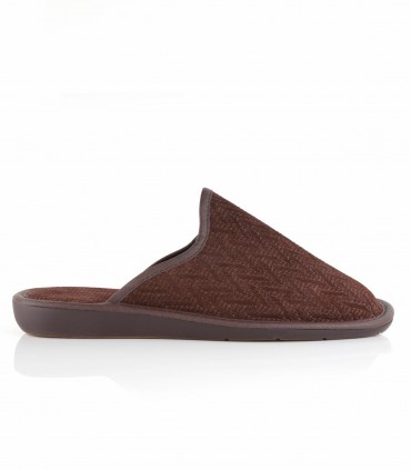 ZAPATILLA PIEL ABIERTA MARINO