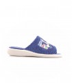 Zapatilla Flower rizo azul