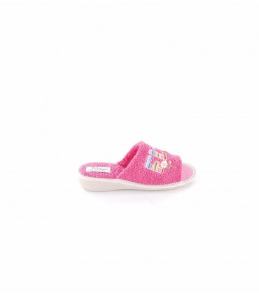 Zapatilla Flower rizo azul