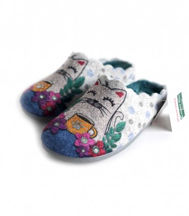 copy of Zapatilla Casa J Ortega Mujer Cuña 1801 Gris